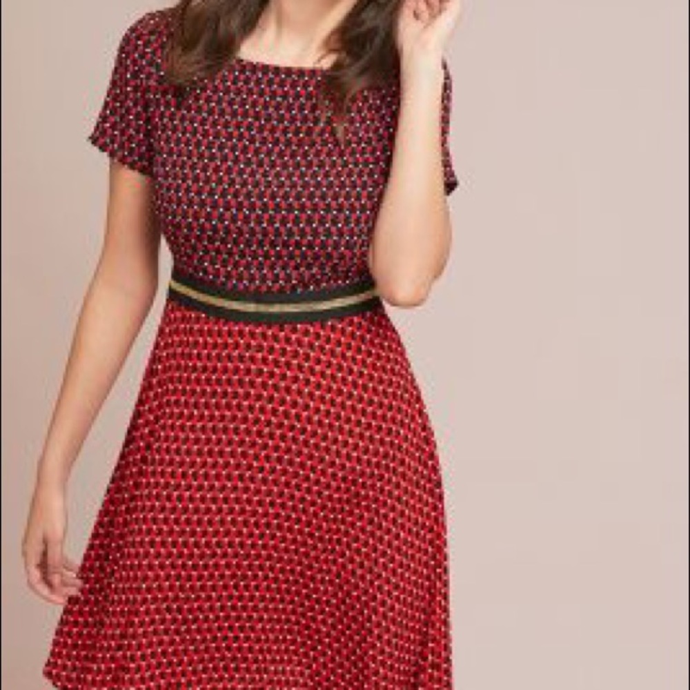 Anthropologie Amici Colorblocked Dress size 6